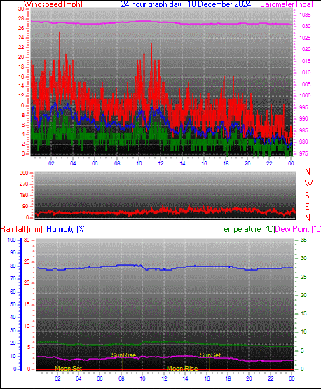 24 Hour Graph for Day 10