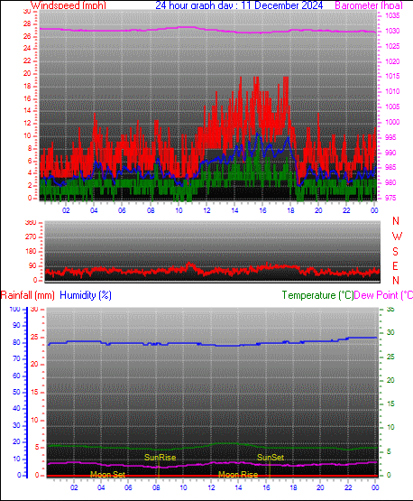 24 Hour Graph for Day 11