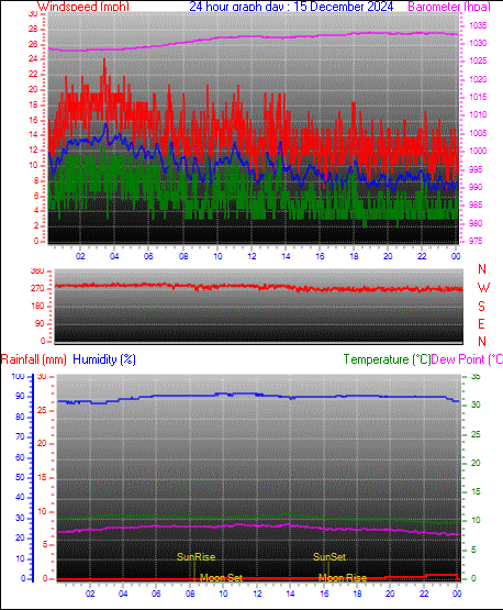 24 Hour Graph for Day 15