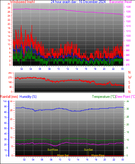 24 Hour Graph for Day 16