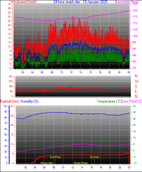 24 Hour Graph for Day 10