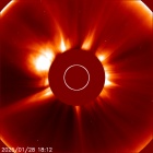 Latest LASCO C2 image of the Sun