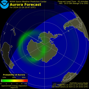 Current Southern hemispheric power input map