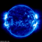 Click for time-lapse image of the sun